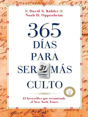 cover image of 365 días para ser más culto